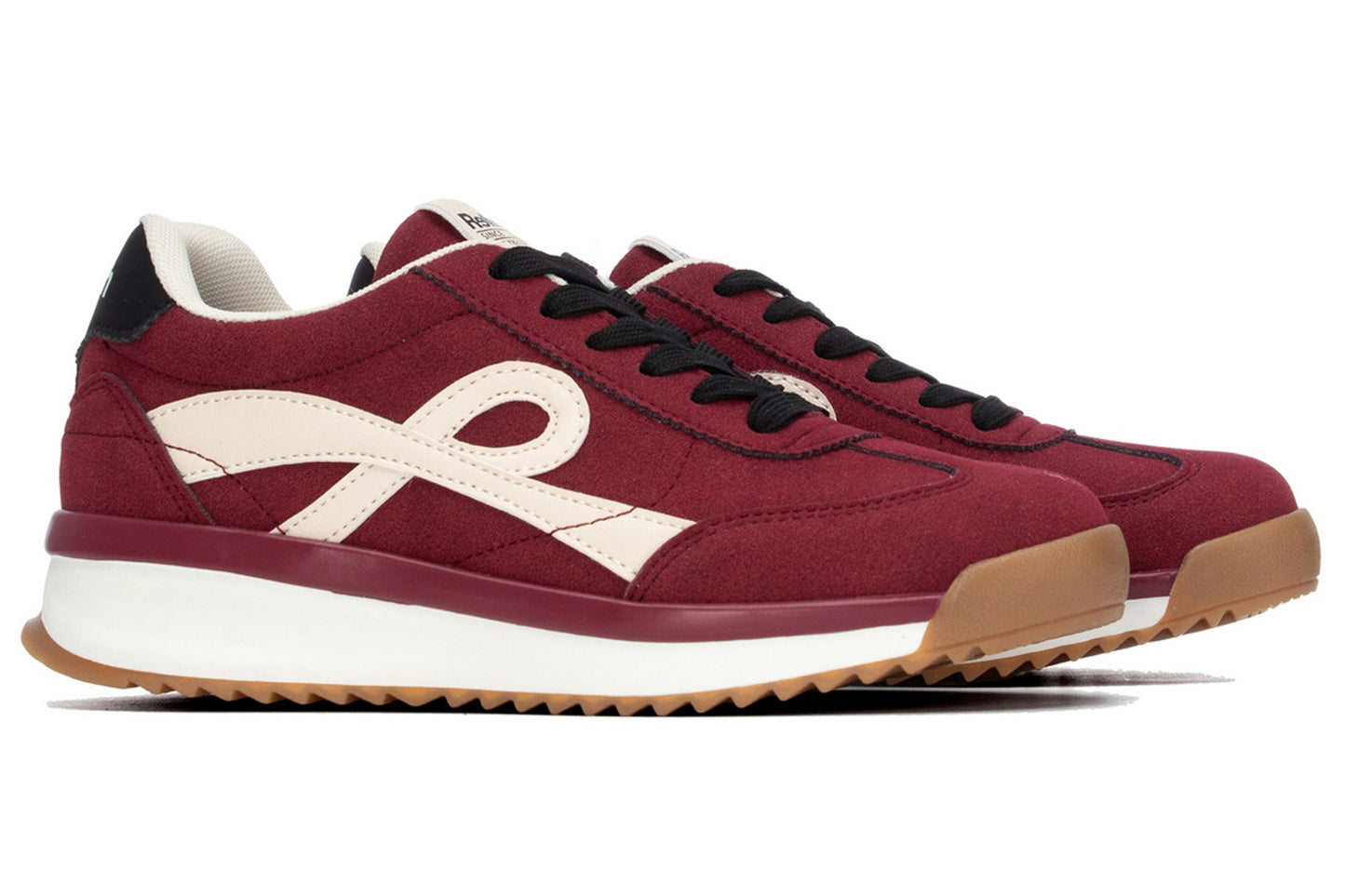 Refresh Bumpers 176232 Burgundy Womens Fashion Trainers