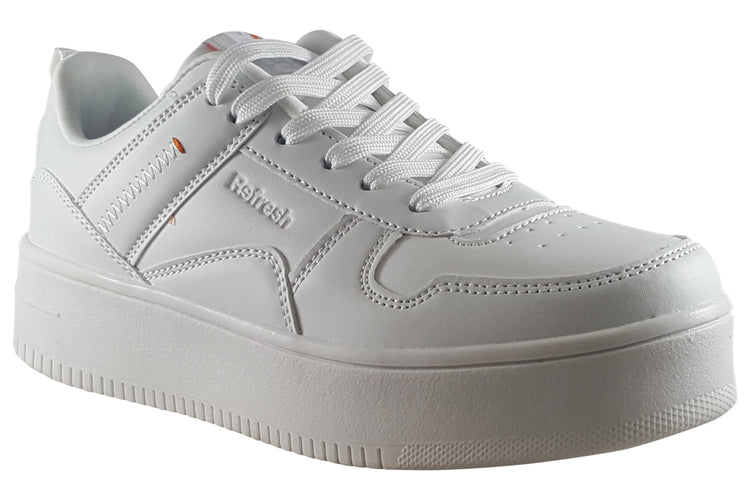 Refresh Celina 171615 White/White Womens Fashion Trainers