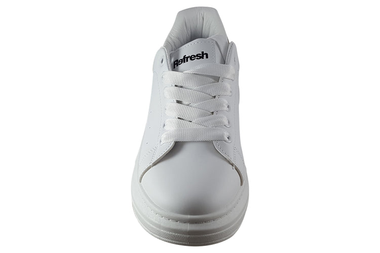 Refresh Daffy 171650 White/Gold Womens Fashion Trainers