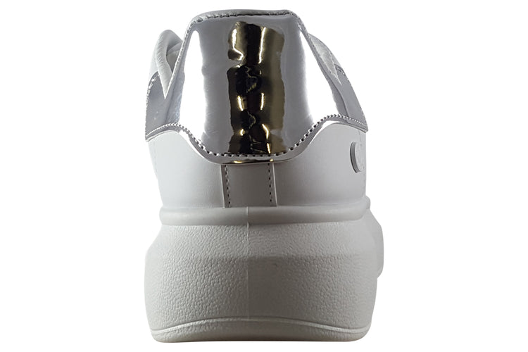 Refresh Daffy 171650 White/Silver Womens Fashion Trainers