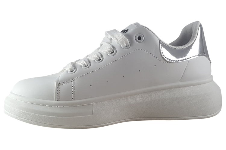 Refresh Daffy 171650 White/Silver Womens Fashion Trainers