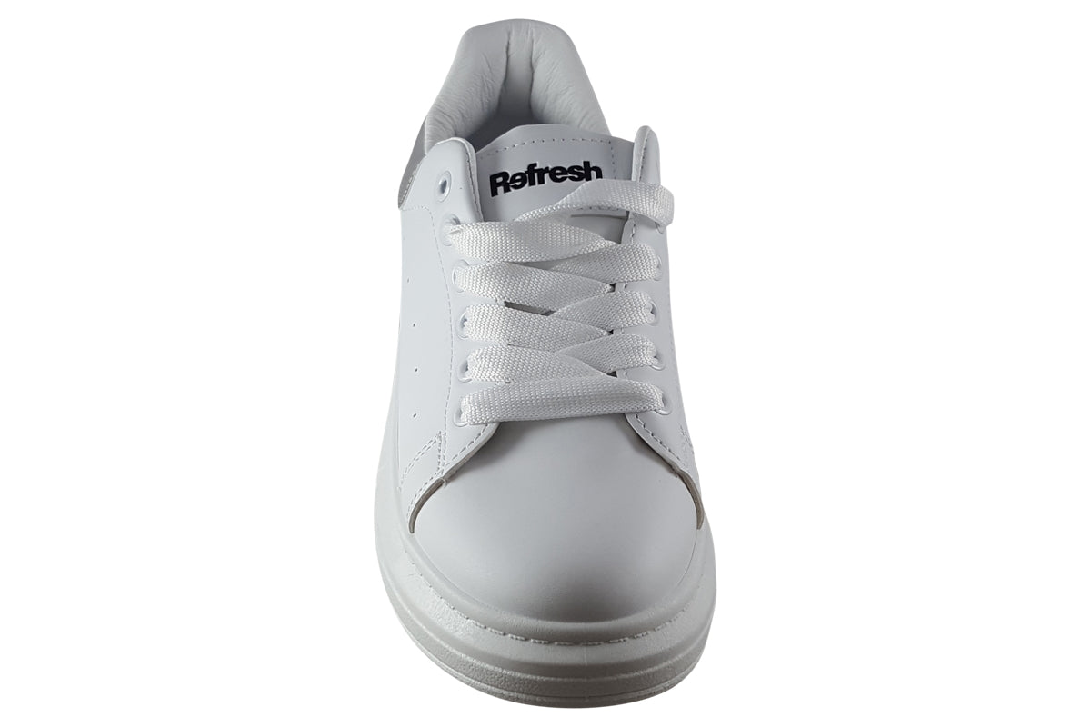 refresh daffy white silver womens top
