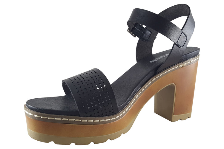 Refresh Hughes 170777 Black Womens Sandals