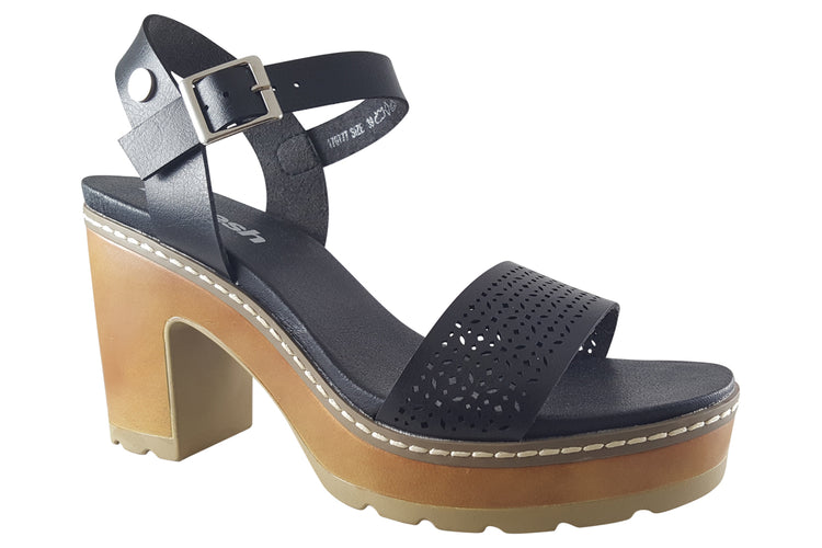 Refresh Hughes 170777 Black Womens Sandals