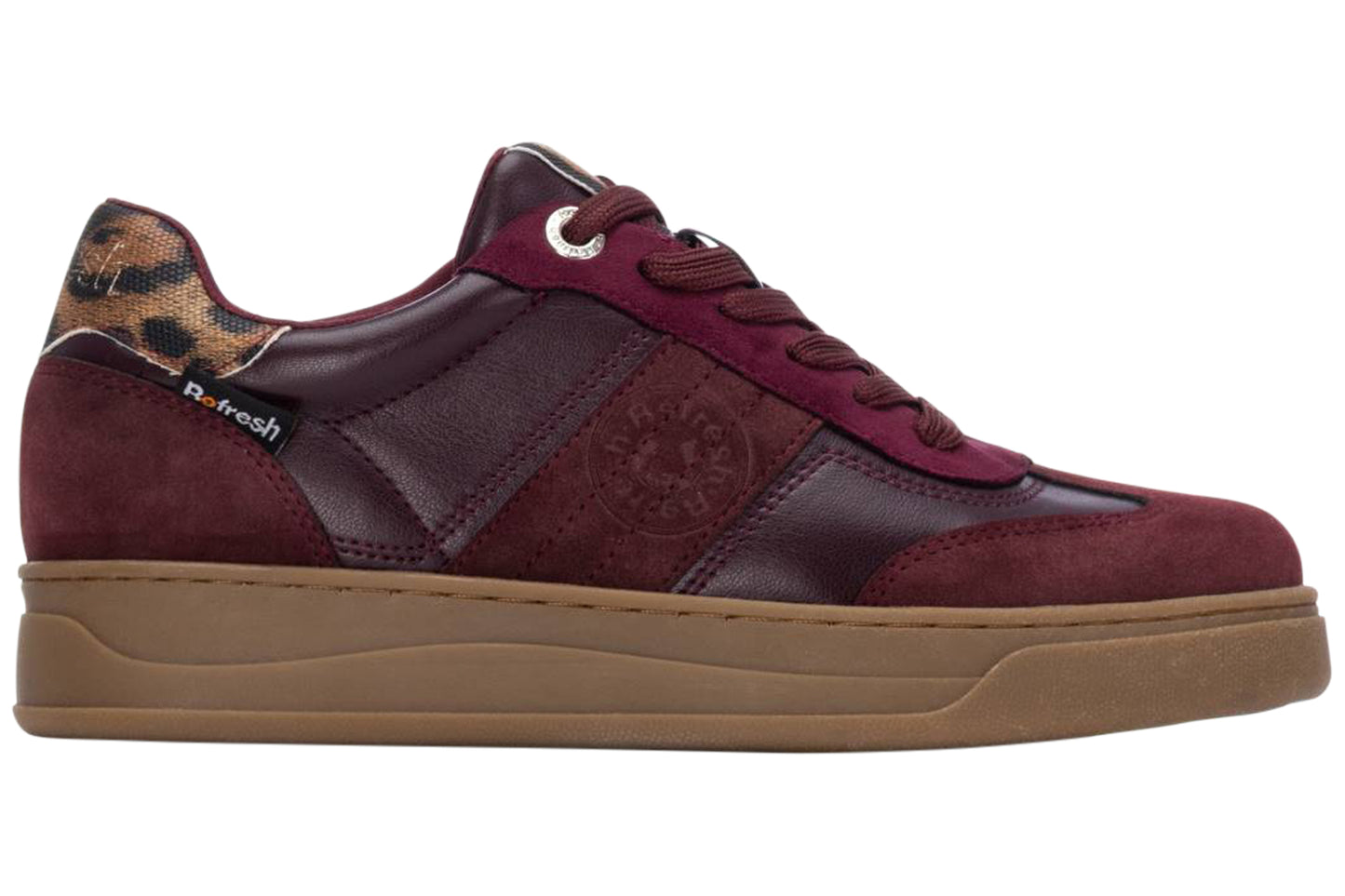 refresh jupe 172954 womens trainers burgundy right