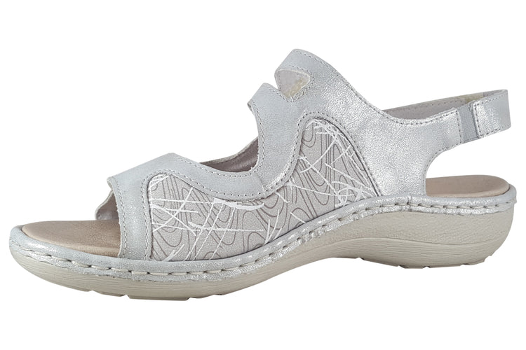 Remonte Acorn D7647 Ice Metallic Womens Sandals