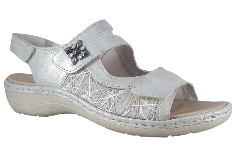 Remonte Acorn D7647 Ice Metallic Womens Sandals