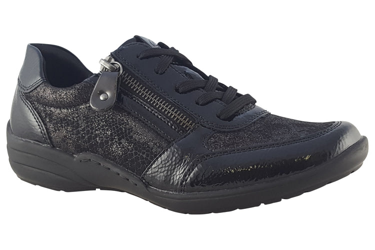 Remonte Bowie-2 R7637 Black Womens Shoes