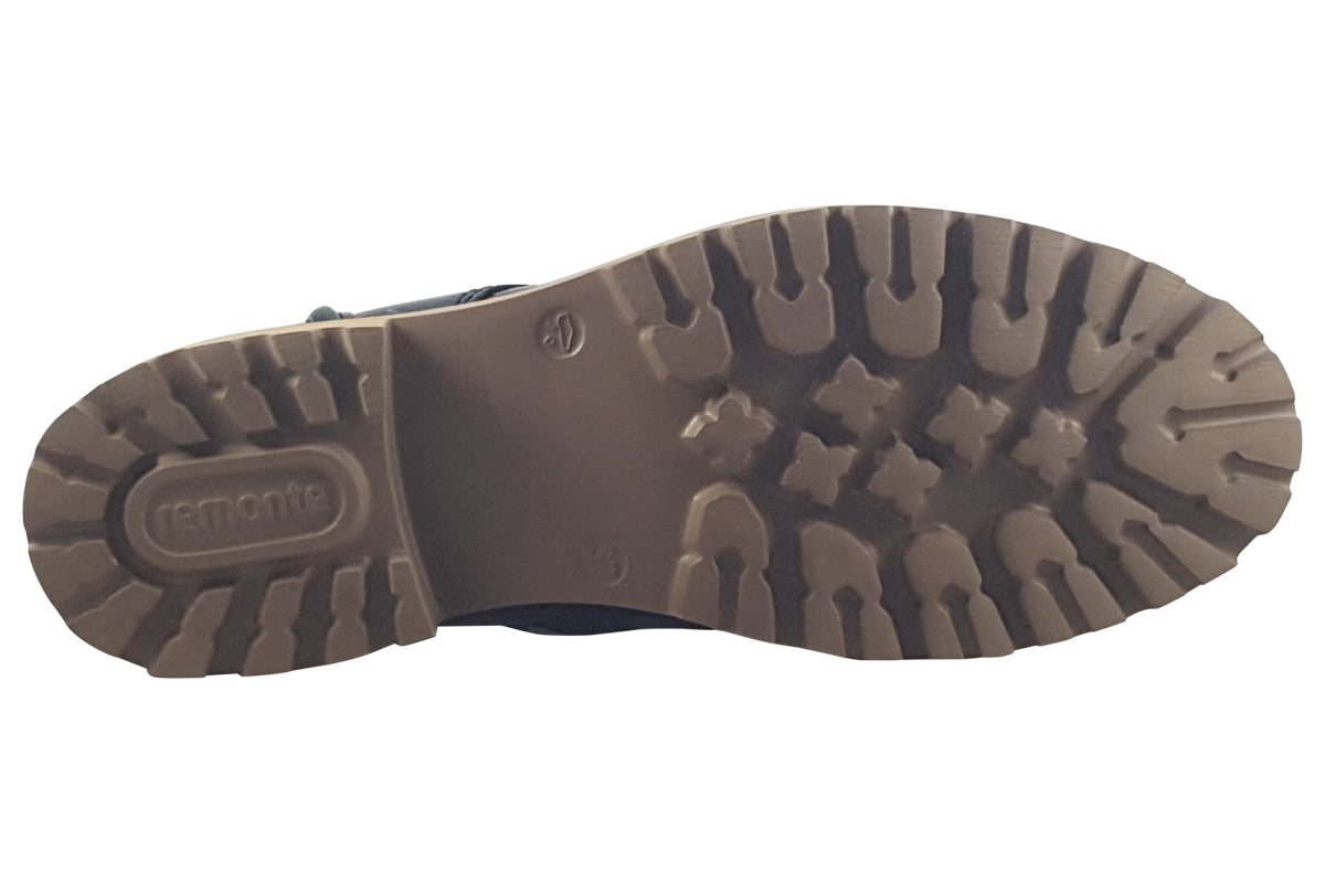 remonte danielle black patent womens sole