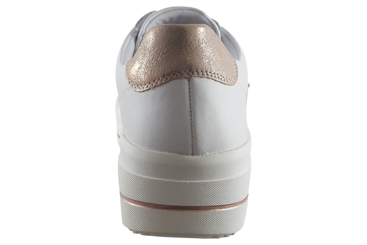 Remonte Holly D1C02 White Womens Fashion Trainers