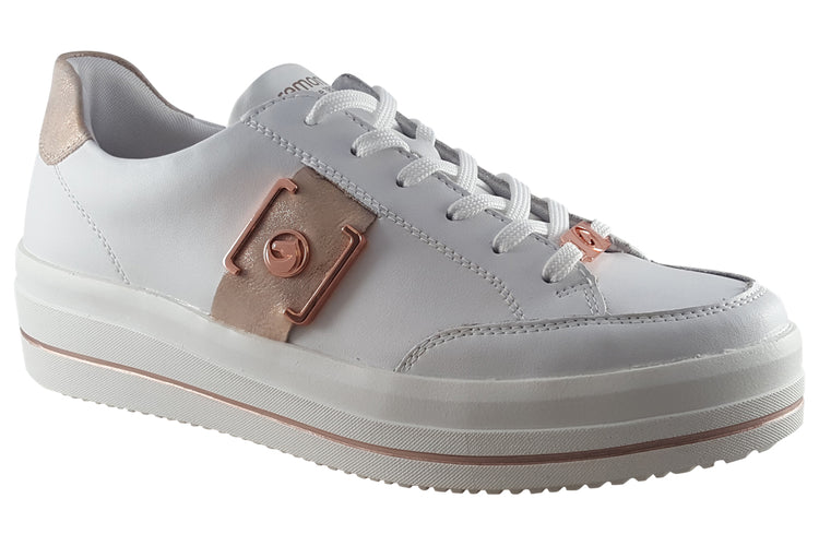 Remonte Holly D1C02 White Womens Fashion Trainers
