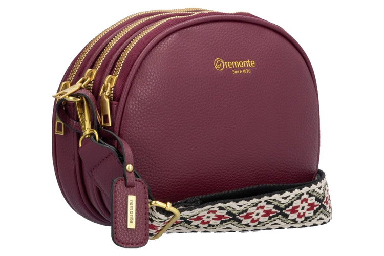Remonte Kate Bag Q0634 Aubergine Womens Bags