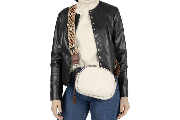 Remonte Kate Bag Q0634 Ivory/Coffee Womens Bags