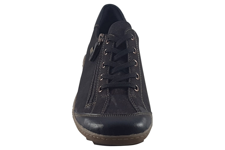 Remonte Katrina R1402 Black Antique Womens Fashion Trainers