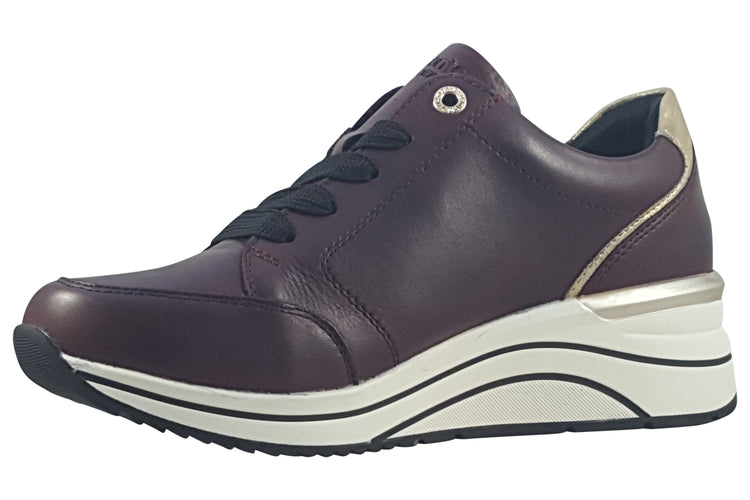 Remonte Lottie D0T03-35 Cerise Womens Fashion Trainers