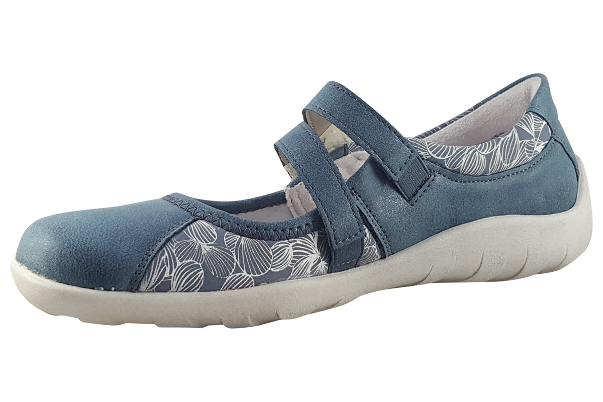 remonte mags r3510 light blue womens left