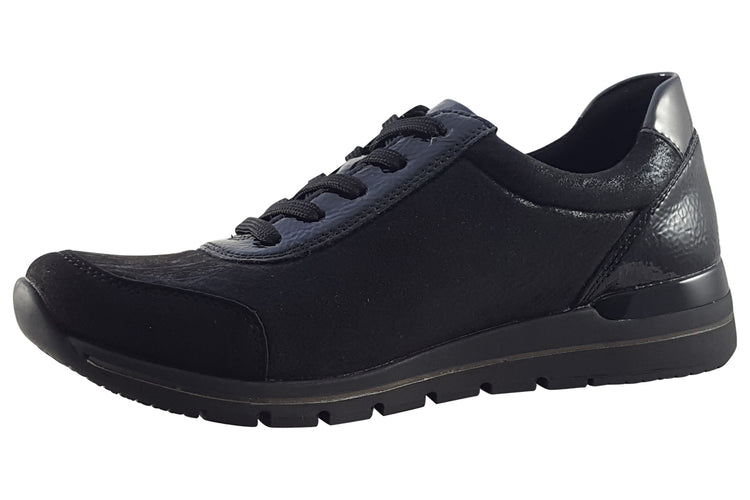 Remonte Margie R6700 Black Womens Fashion Trainers