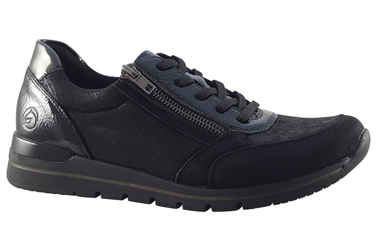 Remonte Margie R6700 Black Womens Fashion Trainers