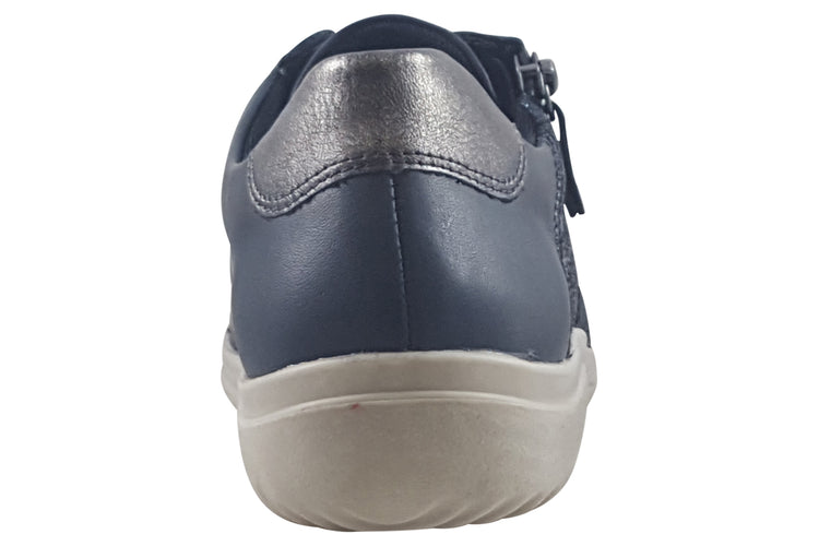 Remonte Matt D1E00-14 Navy Multi Womens Fashion Trainers