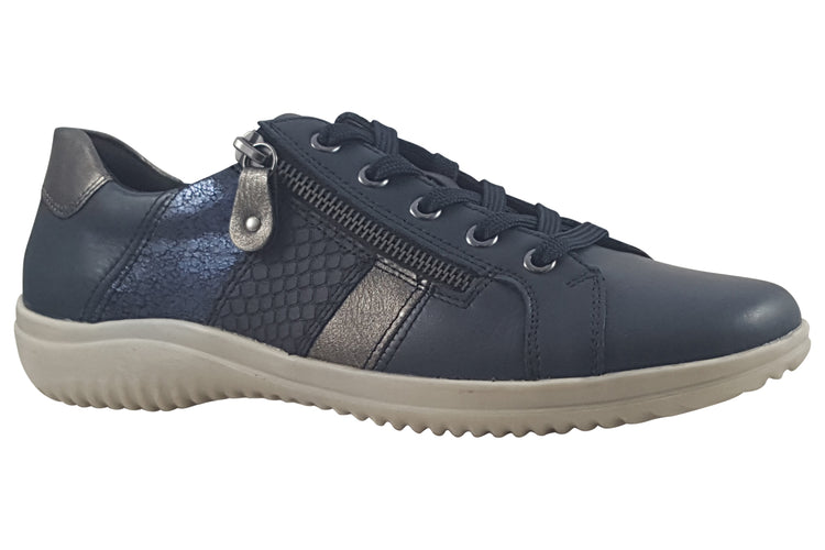 Remonte Matt D1E00-14 Navy Multi Womens Fashion Trainers