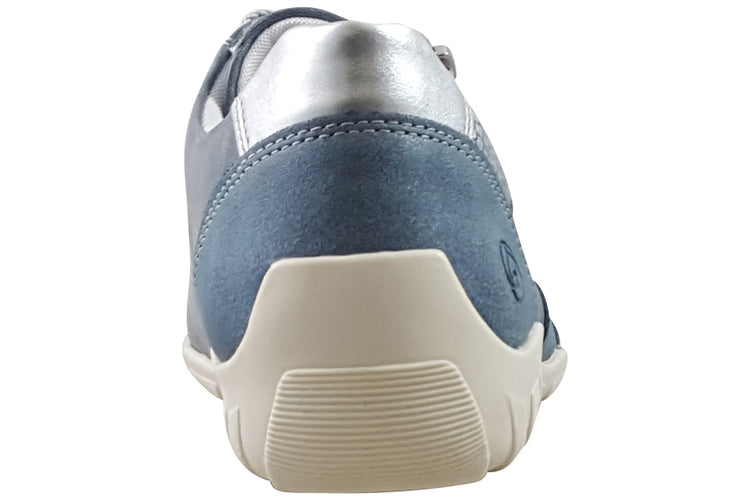 Remonte Mattina R3410 White/Blue Womens Shoes