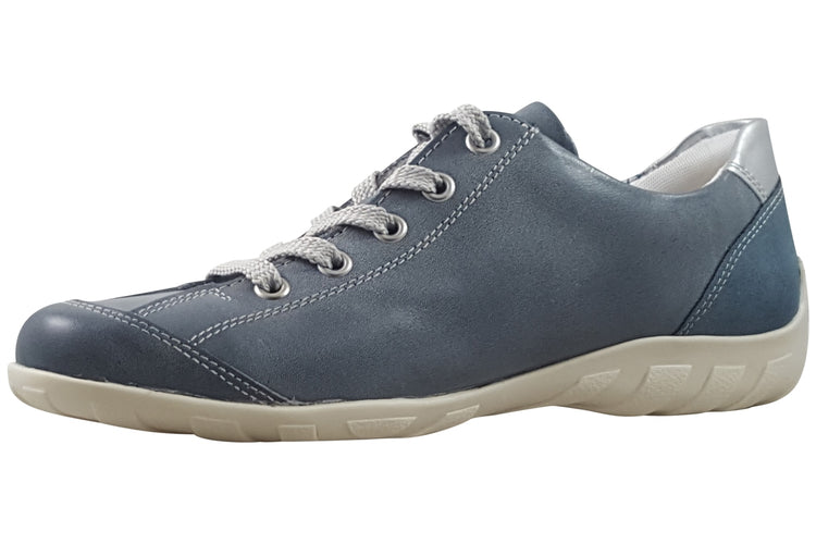 Remonte Mattina R3410 White/Blue Womens Shoes