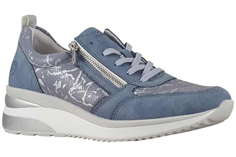 Remonte Mofty-2 D2401 Light Blue Womens Fashion Trainers