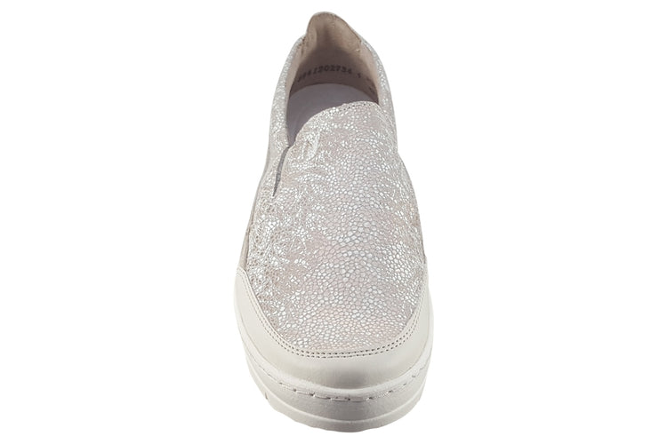 Remonte Monica D5829 White/Gold Womens Shoes