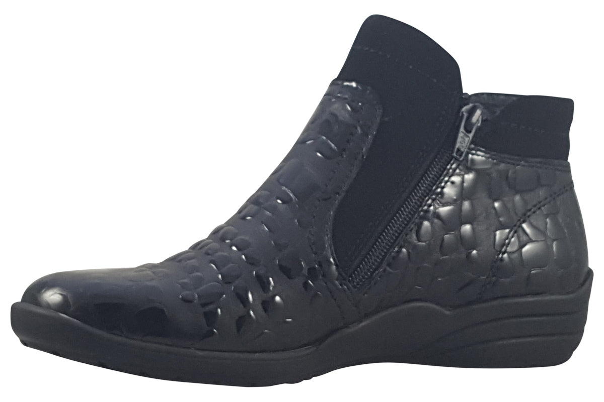 remonte patsy black womens left
