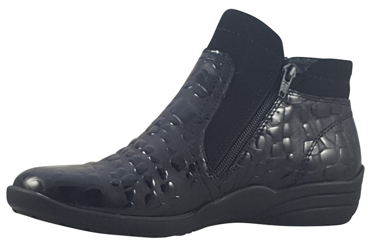 Remonte Patsy R7677-03 Black Womens Boots