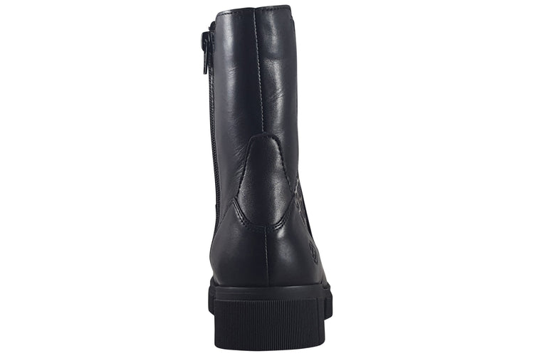 Remonte Percy D2S70-03 Black/Leopard Womens Boots
