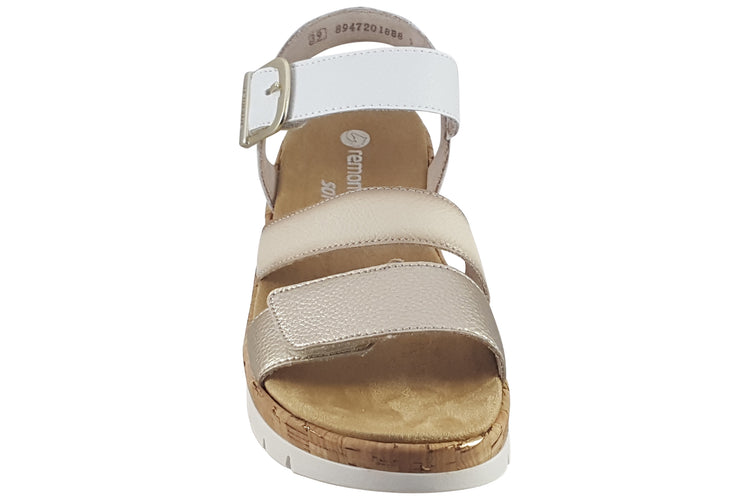 Remonte Sabina D2P50-80 Gold Multi Womens Sandals