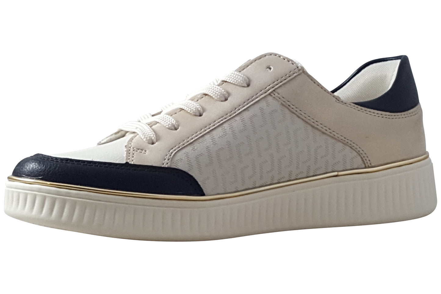 Remonte Sabrina D2E04-80 White/Musche/Black Womens Fashion Trainers