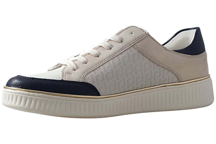 Remonte Sabrina D2E04-80 White/Musche/Black Womens Fashion Trainers