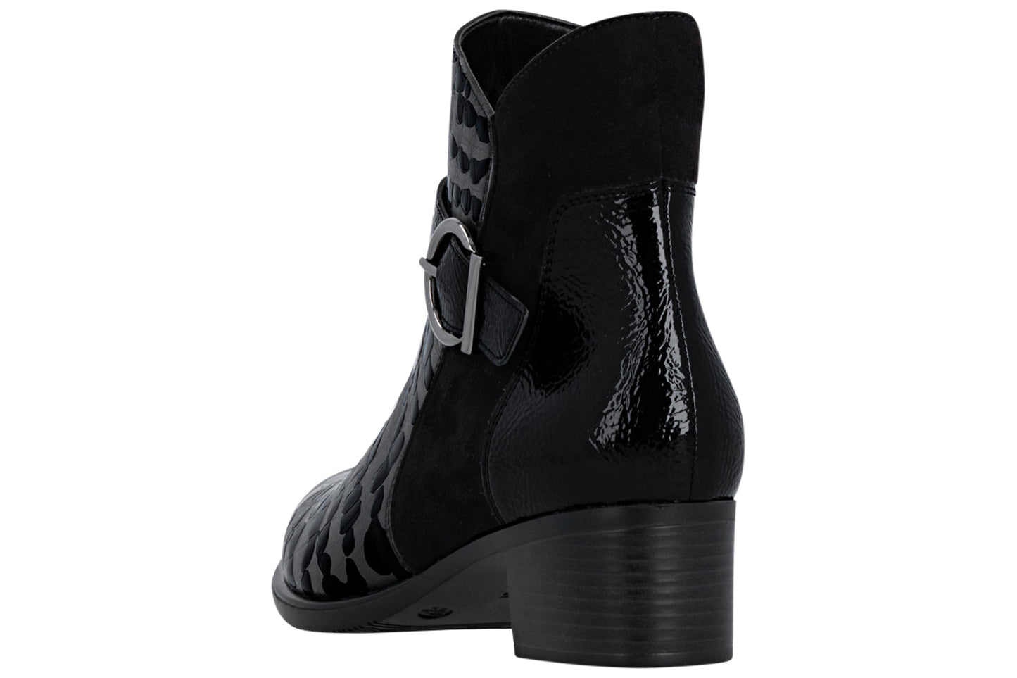 Remonte Shiela R5188-02 Womens Boots Black Pat