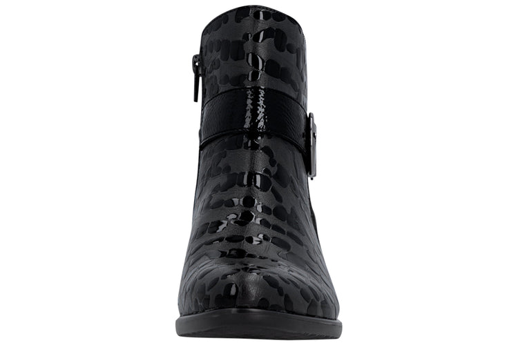 Remonte Shiela R5188-02 Womens Boots Black Pat