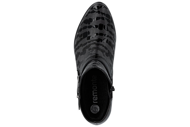 Remonte Shiela R5188-02 Womens Boots Black Pat