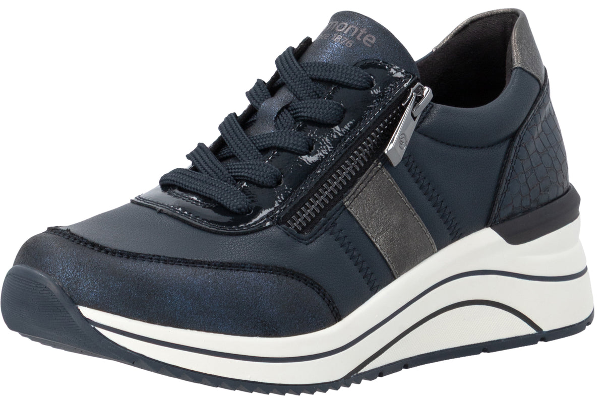 Remonte Sophie-Anne DOT09-14 Blue Comb Womens Fashion Trainers