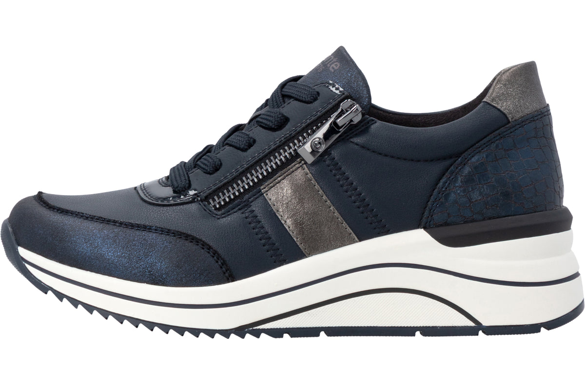 Remonte Sophie-Anne DOT09-14 Blue Comb Womens Fashion Trainers