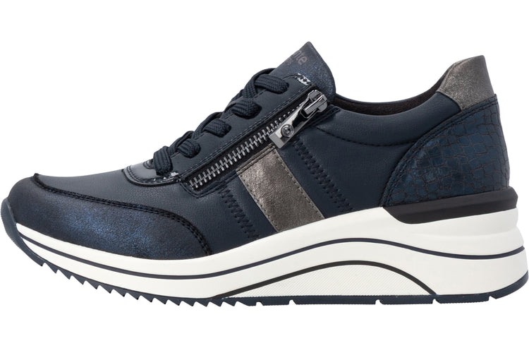 Remonte Sophie-Anne DOT09-14 Blue Comb Womens Fashion Trainers
