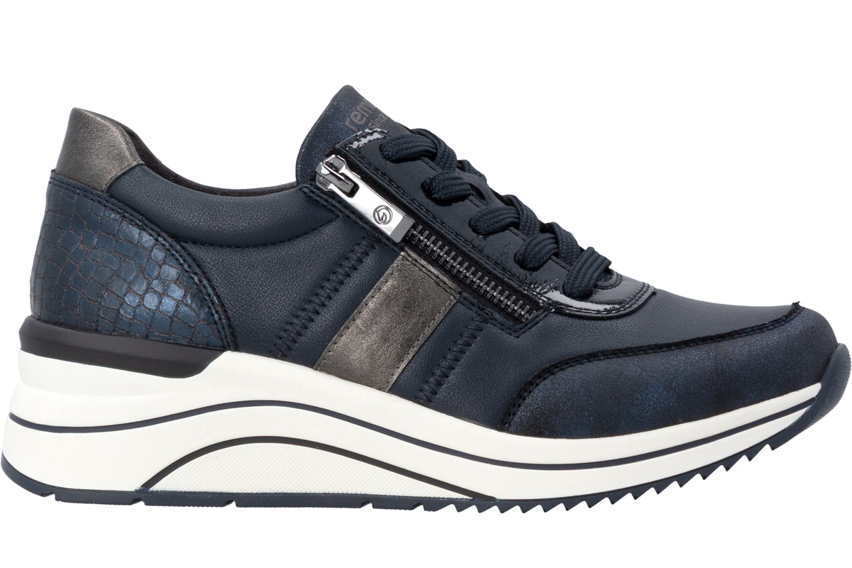 Remonte Sophie-Anne DOT09-14 Blue Comb Womens Fashion Trainers