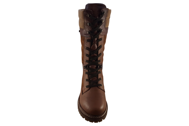 Remonte Swan Lake D0B76 Tan Womens Boots
