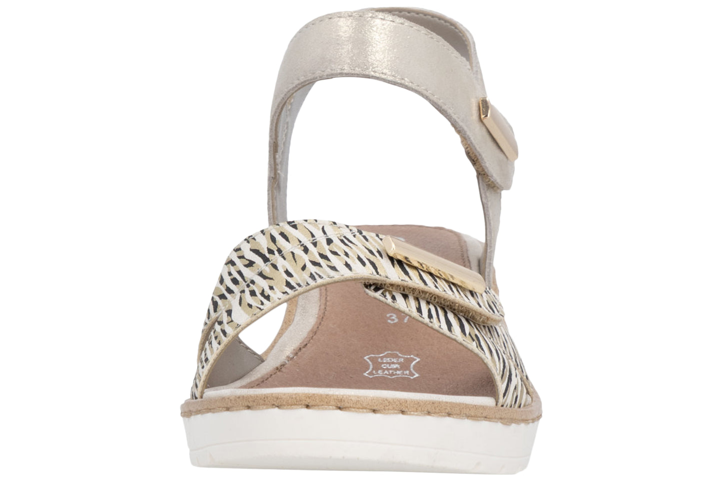 Remonte Vonnie R6266-90 Beige/Gold Womens Sandals