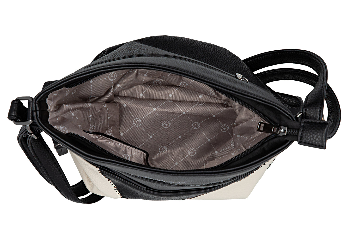 Remonte York Bag Q0735-00 Black/White Womens Bags