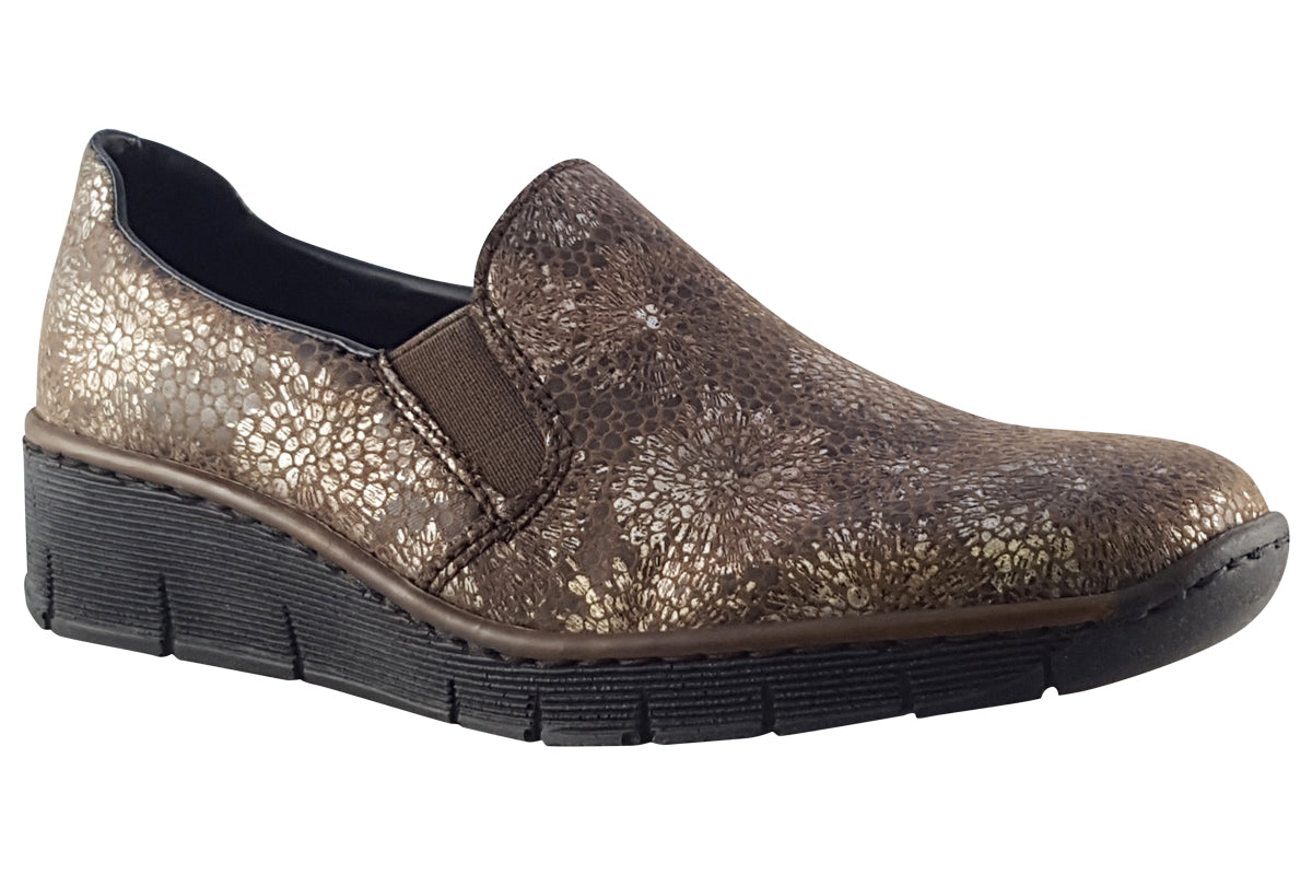rieker amethyst bronze met womens shoes right