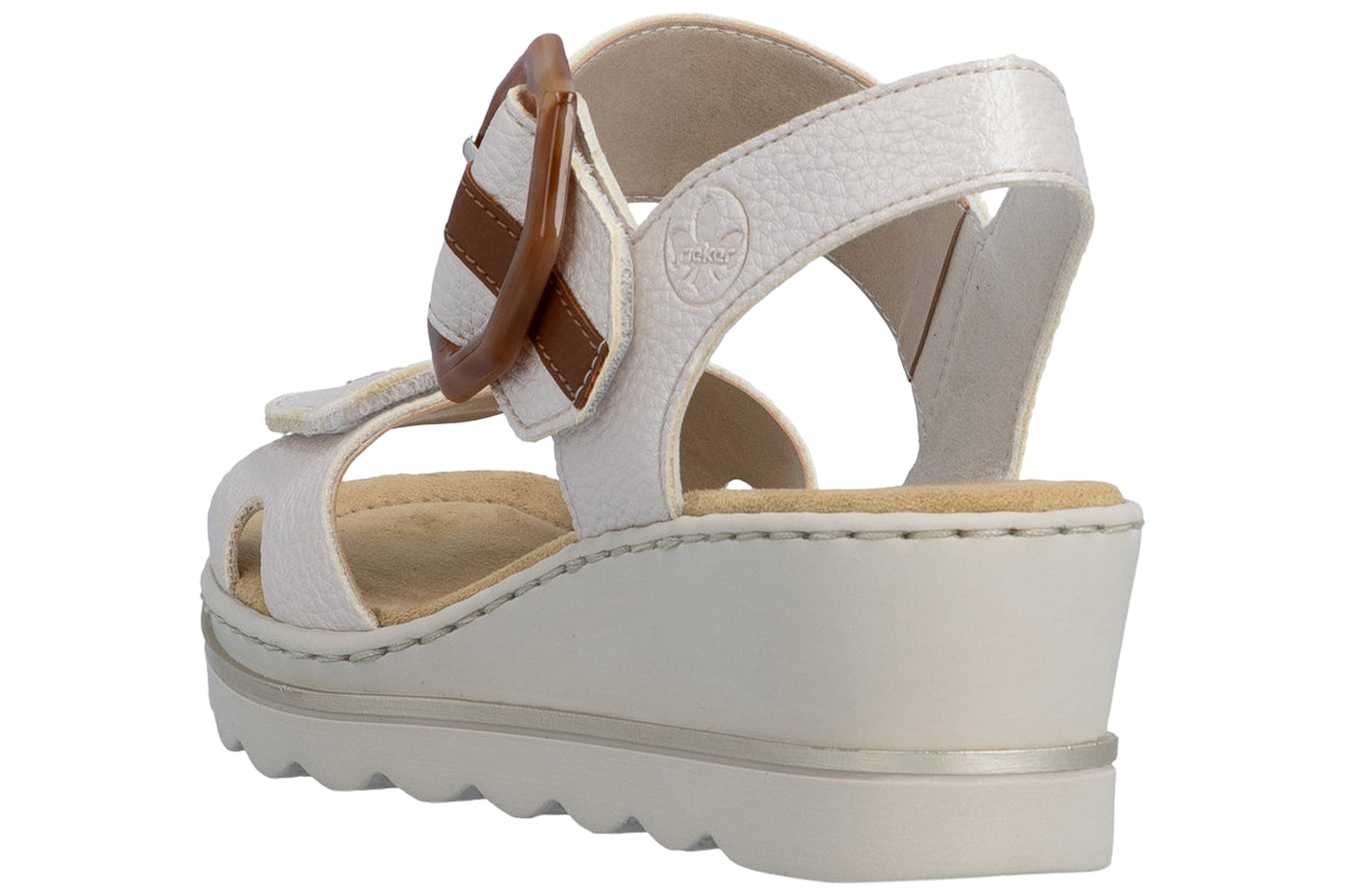 Rieker Bella 67476-91 Pearl/Multi Womens Sandals