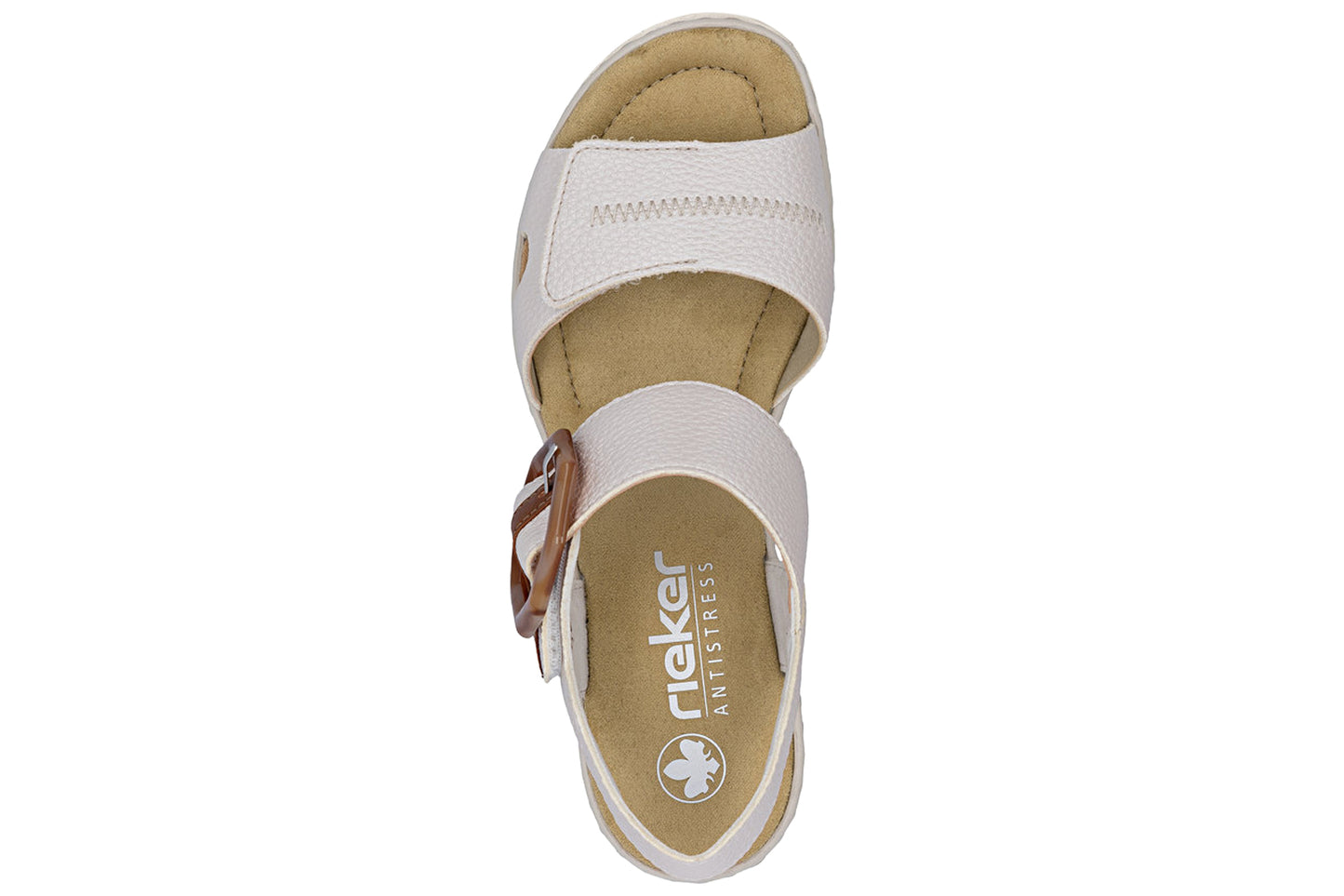 Rieker Bella 67476-91 Pearl/Multi Womens Sandals