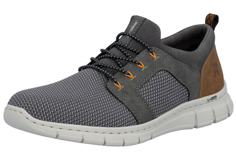 Rieker Bilbao B7796 Grey Mens Trainers