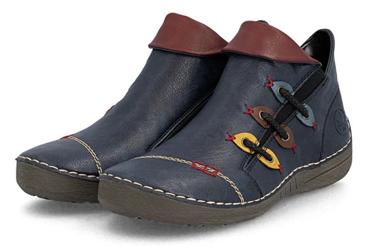rieker-birdette-womens-boots-blue-left-angle-pair