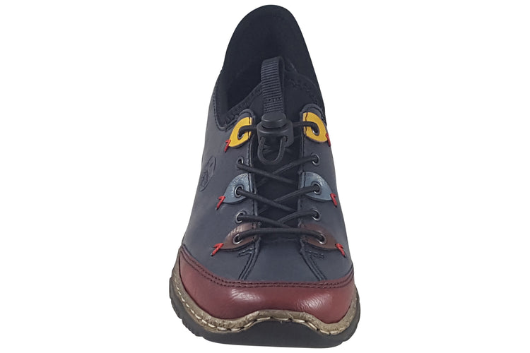 Rieker Birdy N3271-35 Navy/Wine Womens Shoes